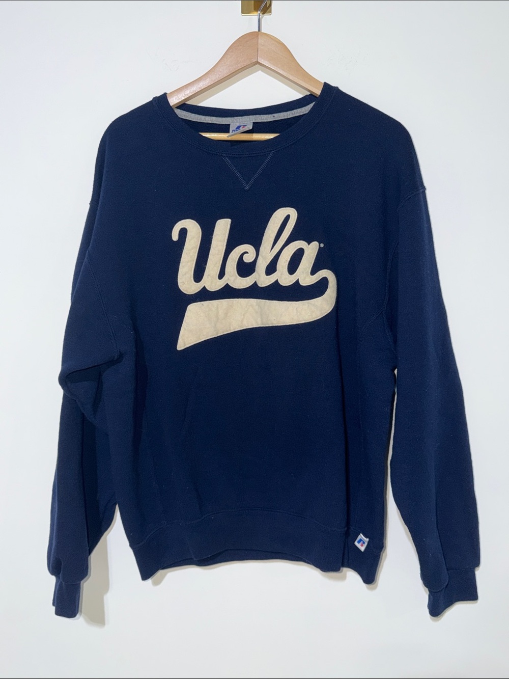 UCLA Navy Crewneck Sweatshirt - Vintage Collegiate Logo size large